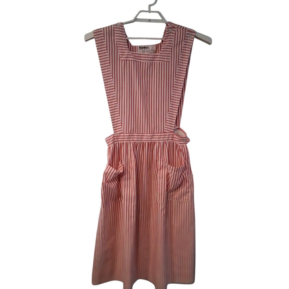 Angelica Uniform Candy striper apron dress womens 18 (runs small) vintage USA